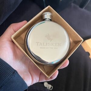 Talisker Silver Flask